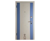 Дверь Берислав М-2 Примавера белый-голубой